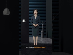 أوراق السقف من الألومنيوم المموجة عالية الجودة مخصصة